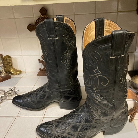 JUSTIN ALLIGATOR BOOTS 10 D main image 15